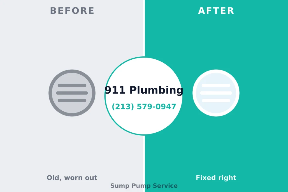 Before and after: plumbing repair Kingsburg, CA